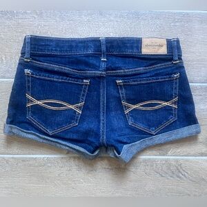 Abercrombie Kids Dark Wash Denin Low Rise Shorts Girls Sz 14